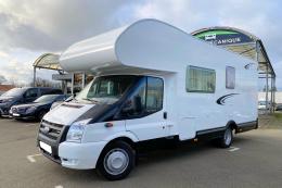 FORD TRANSIT FOURGON SURELEVE 2.4 TDCI 140 Chausson Flash 07 6 couchages